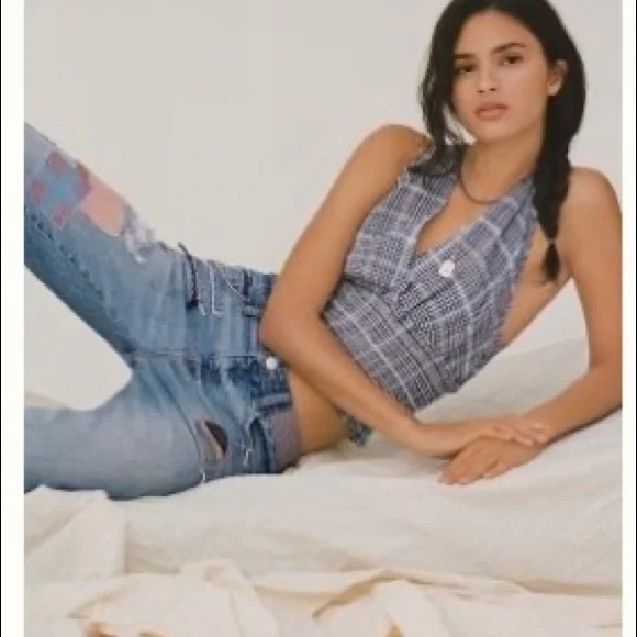 Pilcro Anthropologie Jessie Halter Top- - Picture 1 of 5